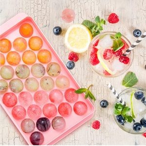 Ice Ball Mould Tray, Rigid Ice Tray, Food Grade Ice Tray for Cocktail